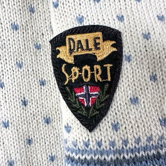 Dale of Norway Fair Aisle Wool Knit Sweater M Nordic Scandi Sport Winter Classic - Picture 8 of 12
